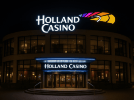 De voorkant van het pand van Holland Casino