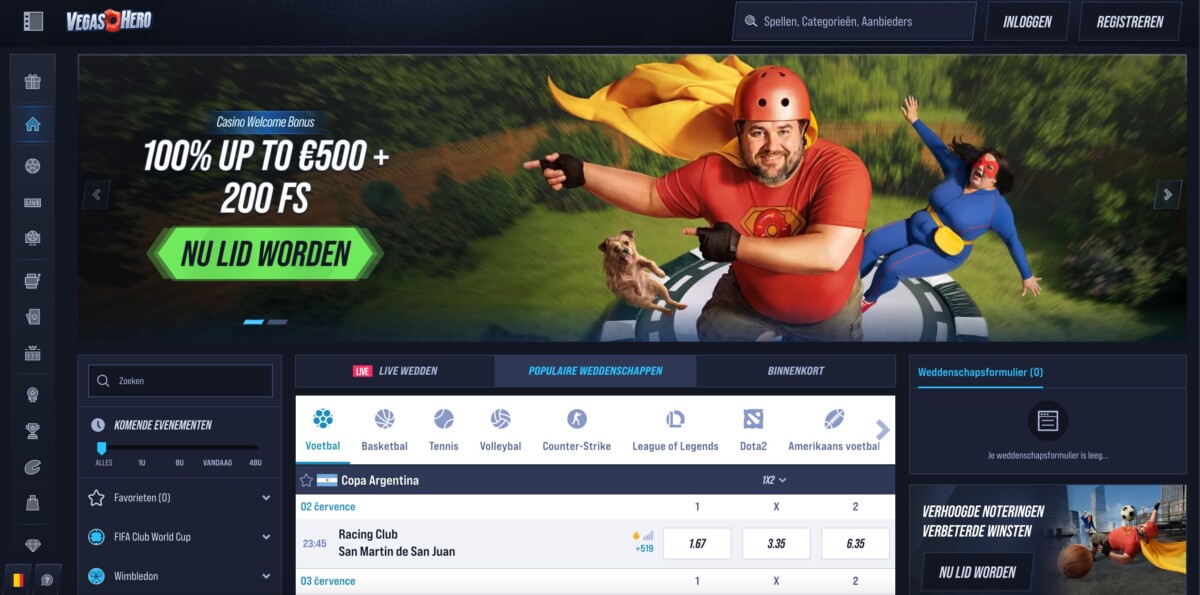 vegas hero beste online casino met snelle uitbetaling