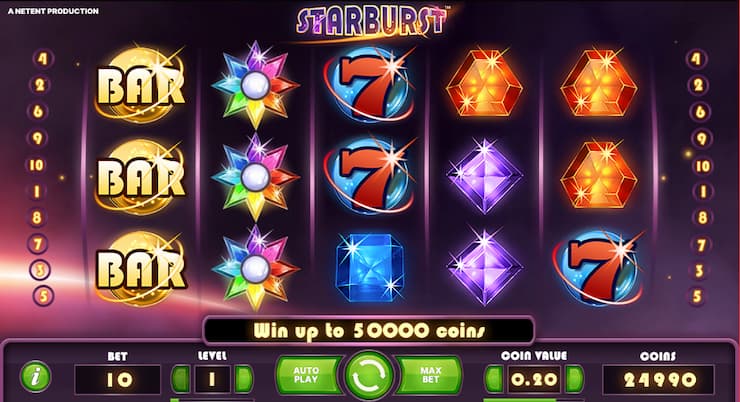 Starburst slot in the UK