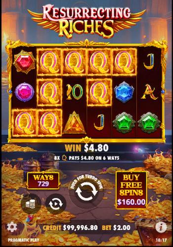 Ressurrecting riches gameplay